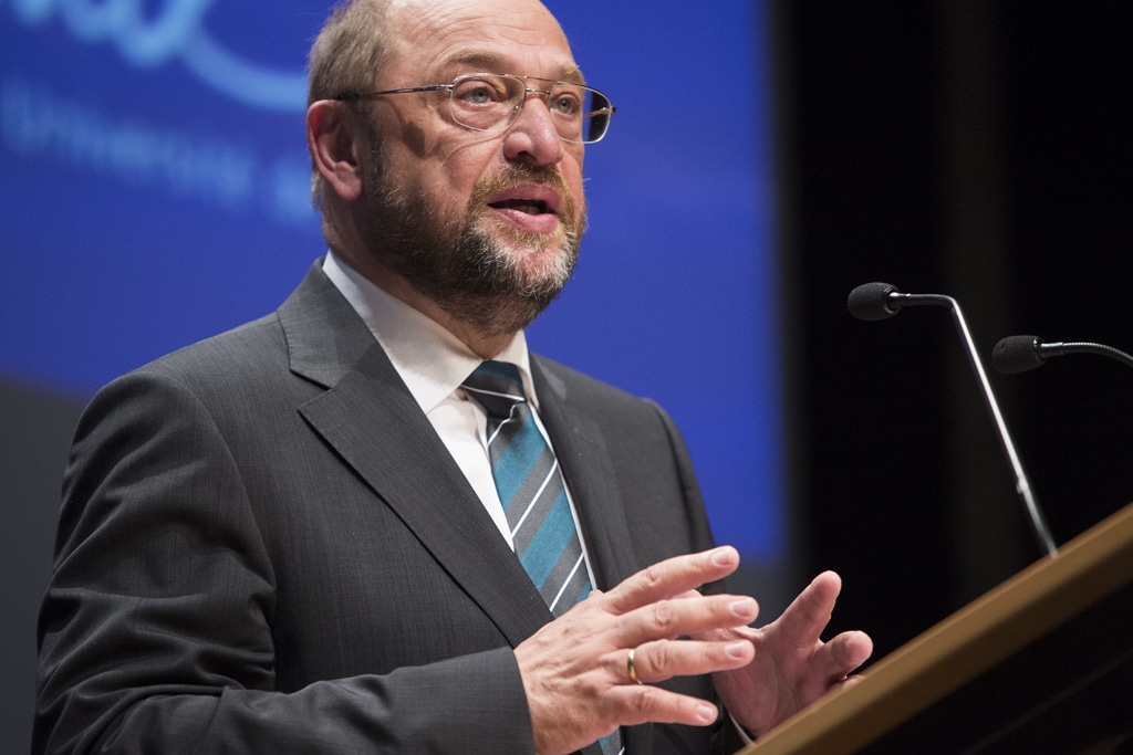 Herman Van Rompuy, Martin Schulz et José Manuel Barroso (2014)