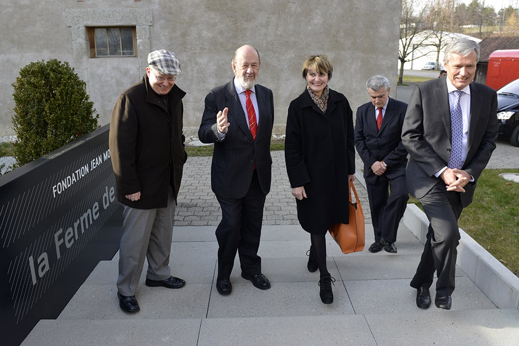 Martin Schulz et Micheline Calmy-Rey (2014)