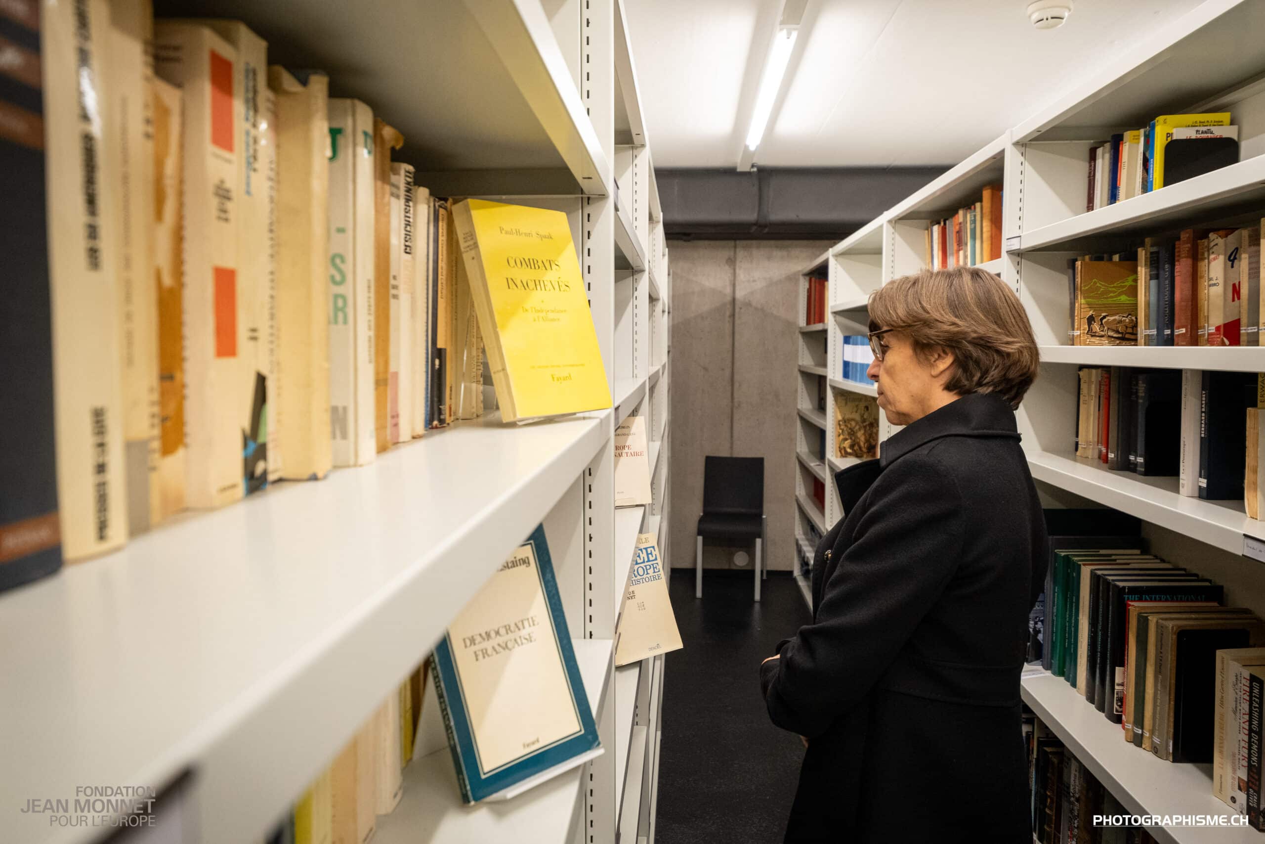 Visite des Présidents Macron et Berset à la Fondation Jean Monnet, 16.11.2023