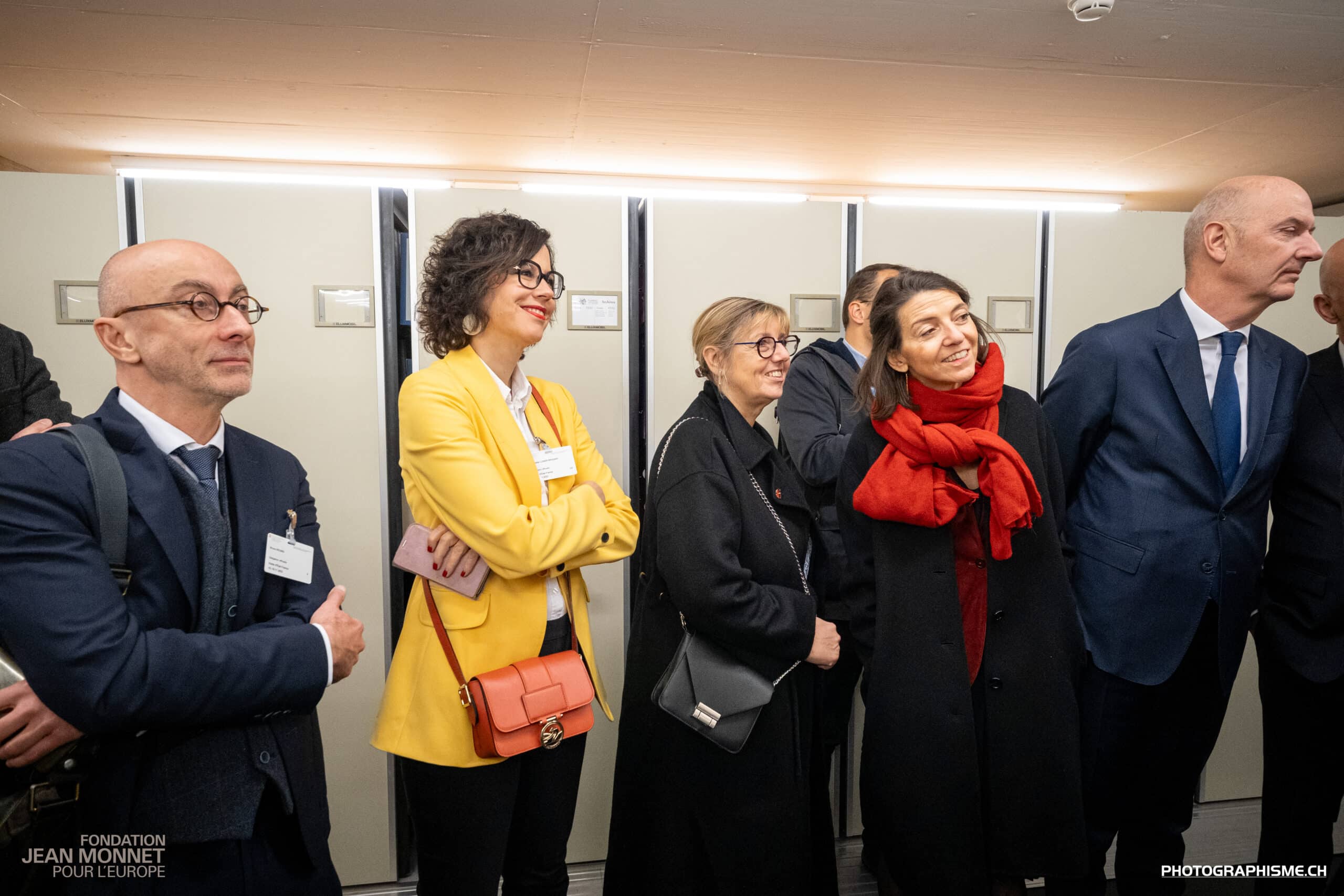 Visite des Présidents Macron et Berset à la Fondation Jean Monnet, 16.11.2023