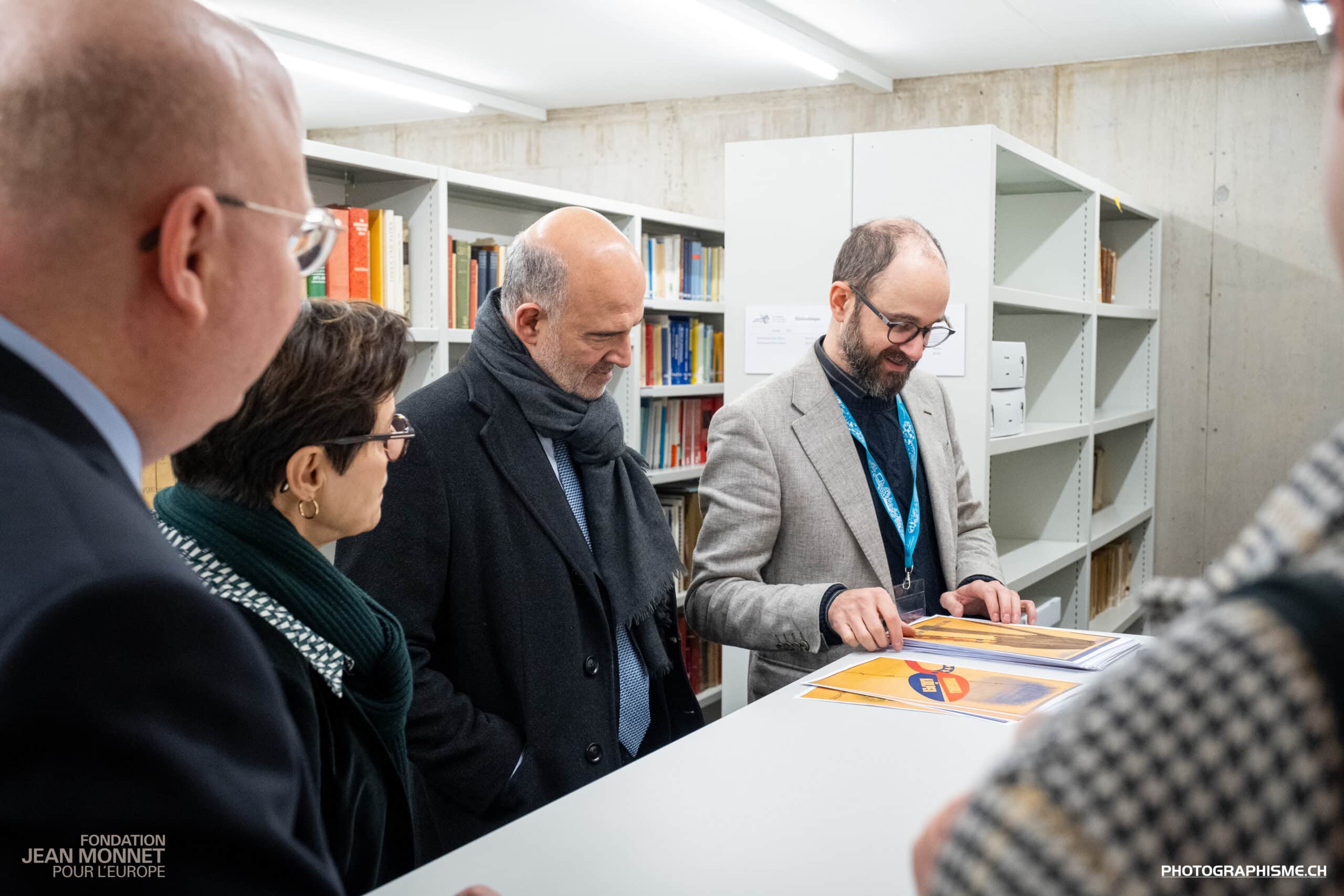 Visite du Président Pierre Moscovici à la Fondation, 27.11.2023