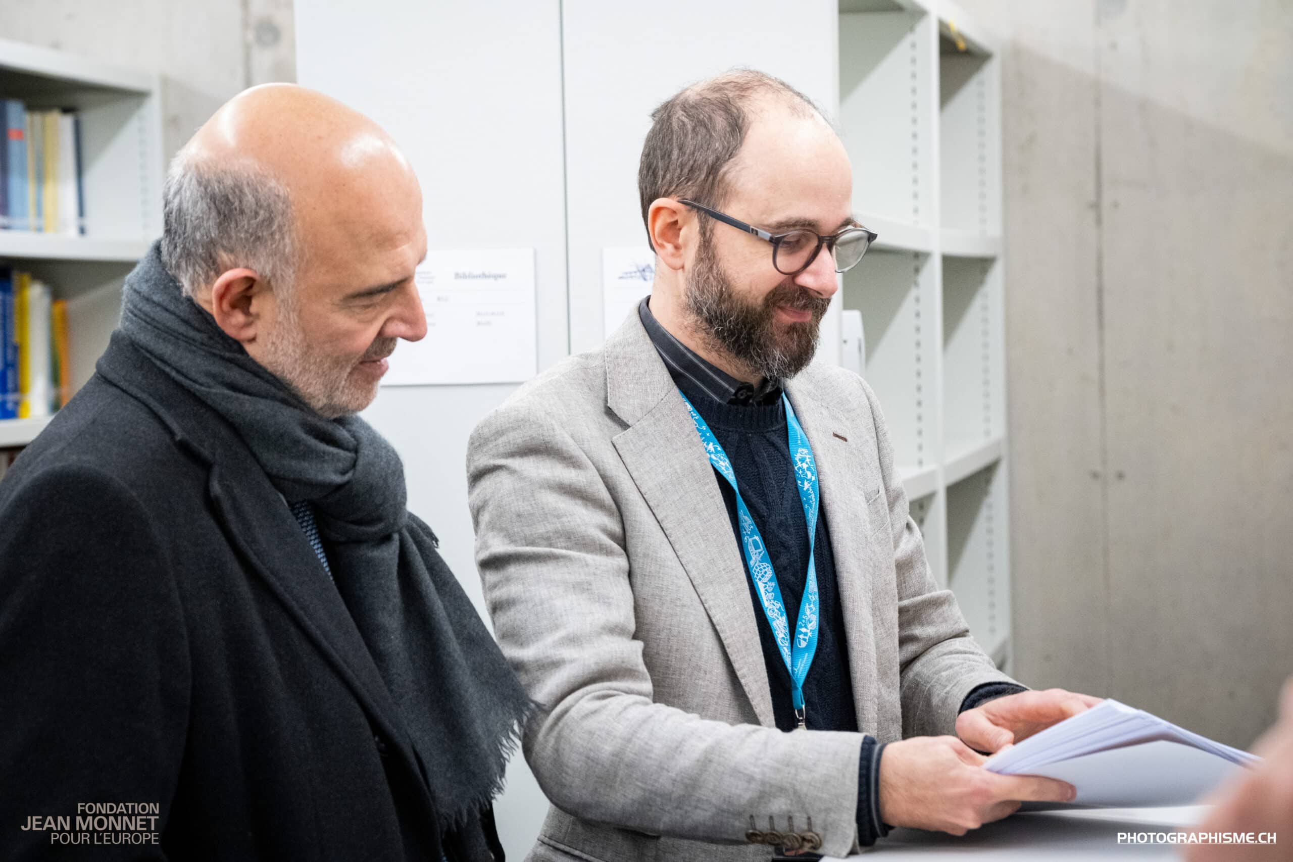 Visite du Président Pierre Moscovici à la Fondation, 27.11.2023