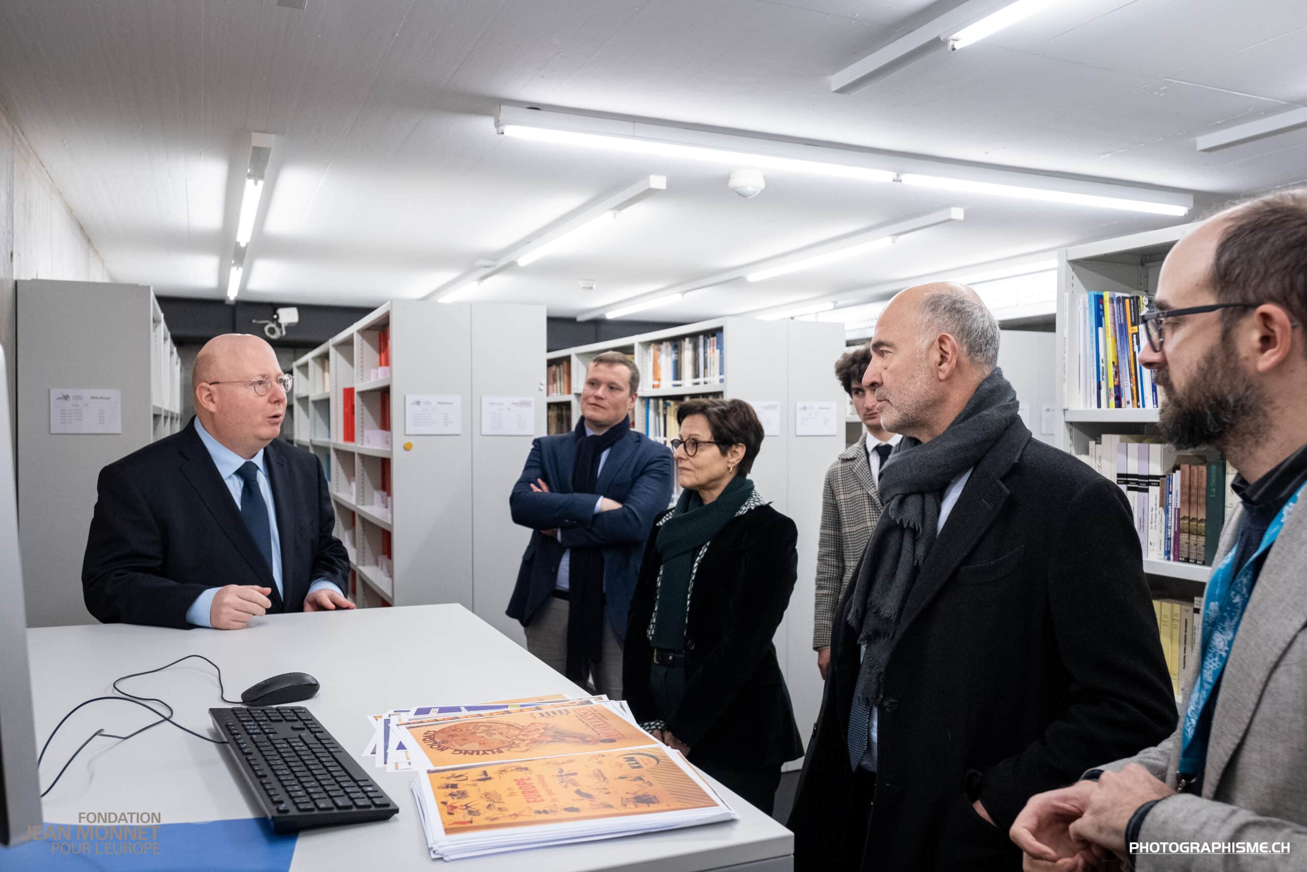 Visite du Président Pierre Moscovici à la Fondation, 27.11.2023