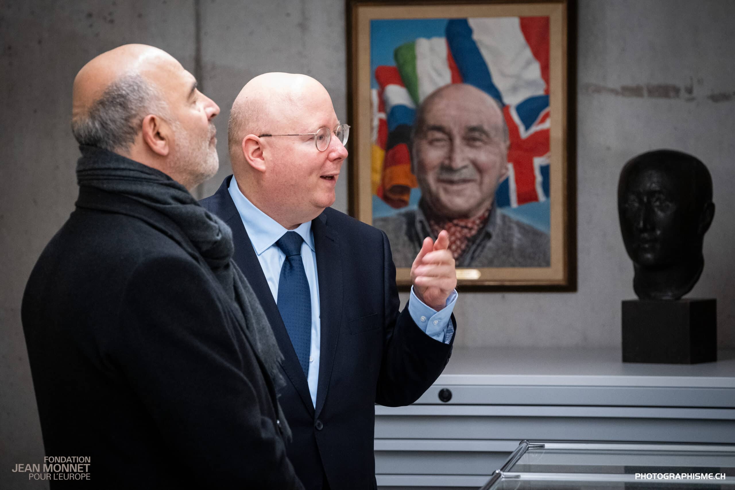 Visite du Président Pierre Moscovici à la Fondation, 27.11.2023