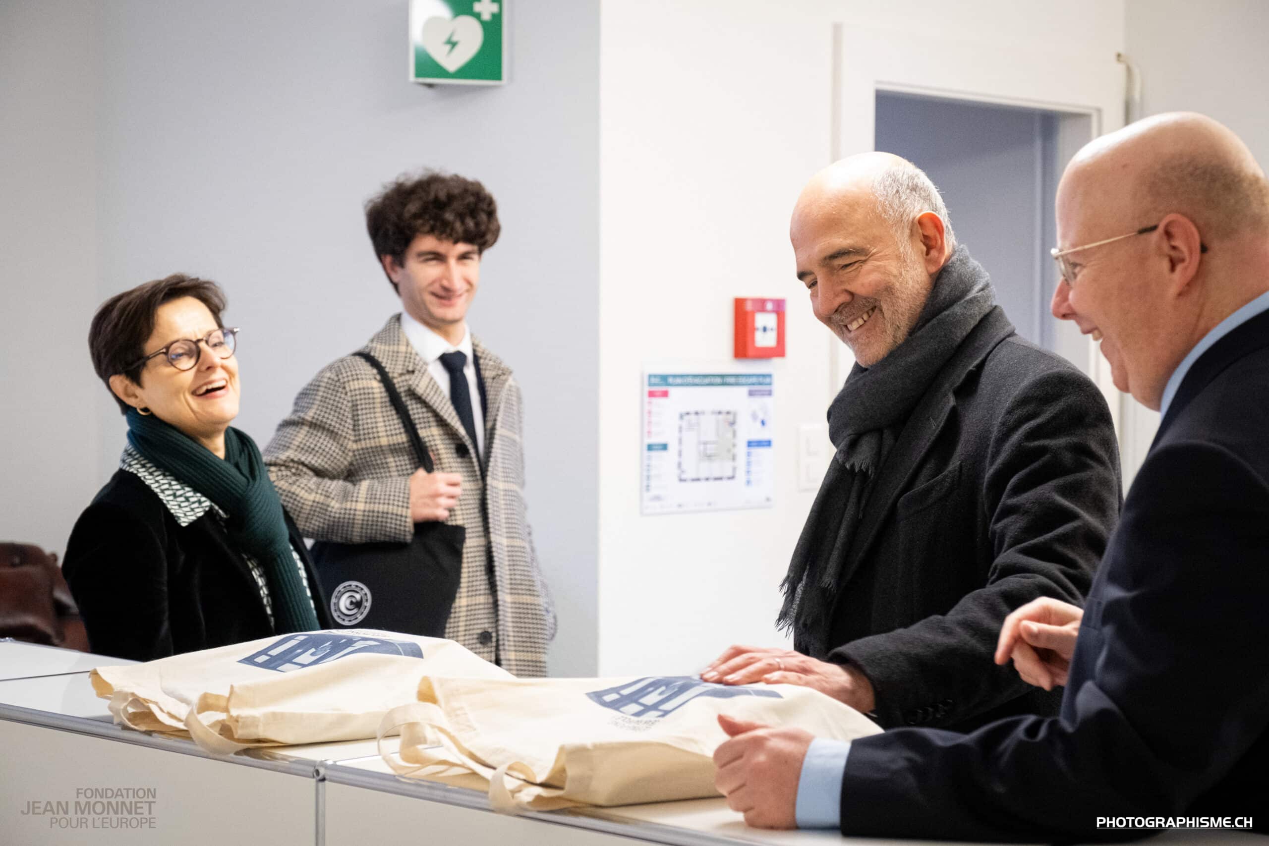 Visite du Président Pierre Moscovici à la Fondation, 27.11.2023