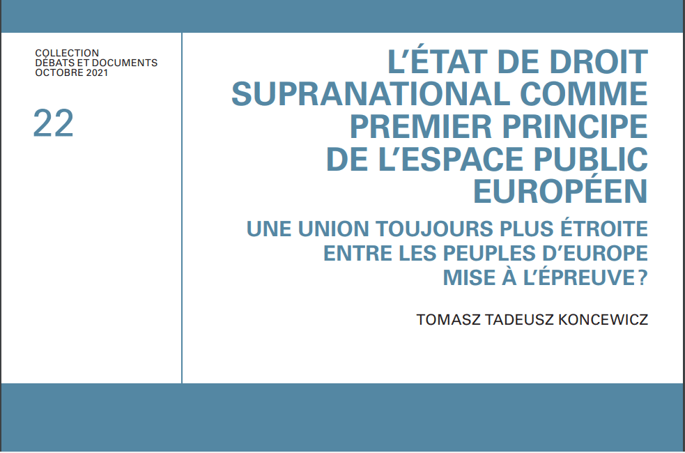 22e numéro de la Collection débats et documents