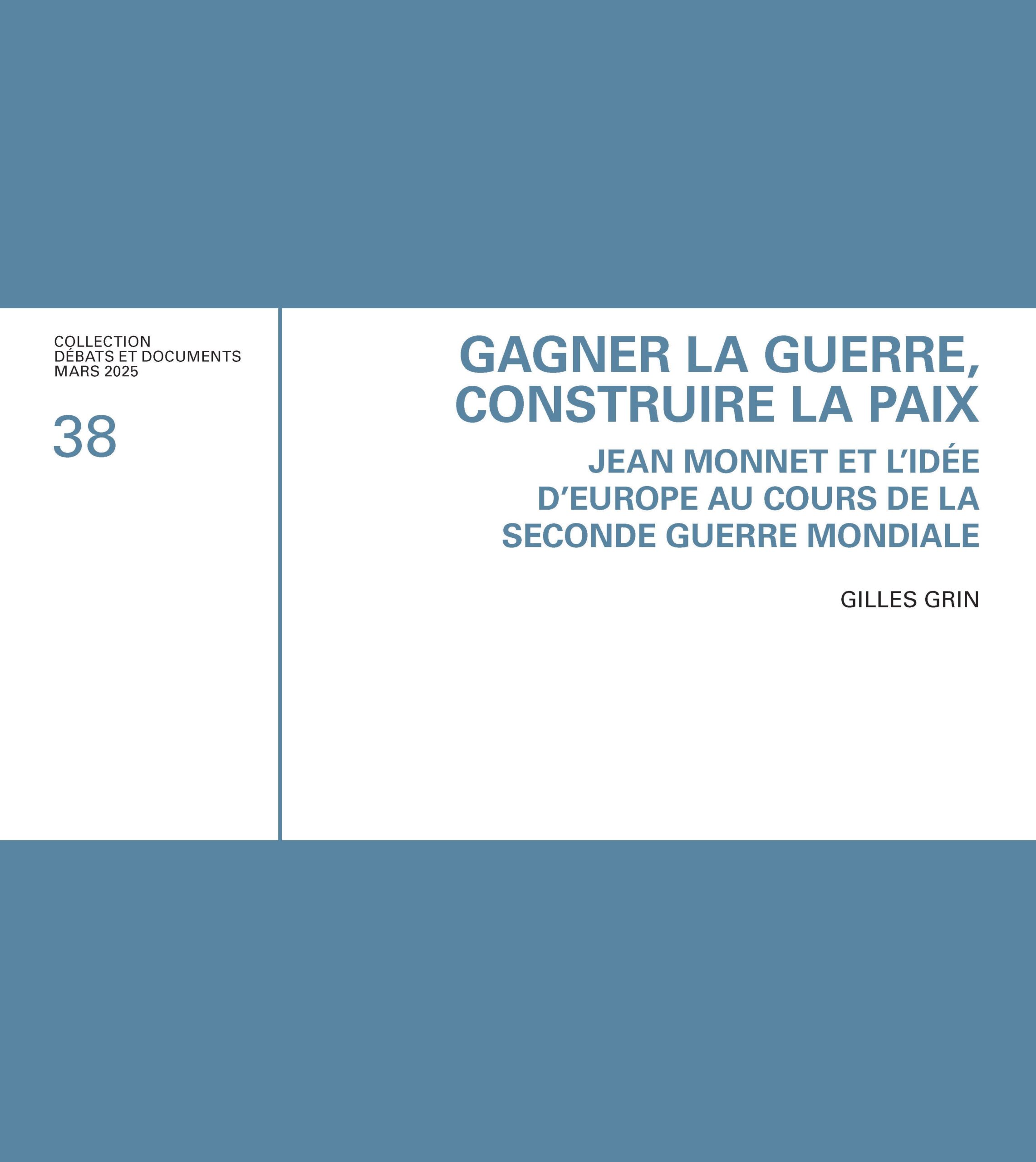 38e numéro de la Collection débats et documents en libre accès