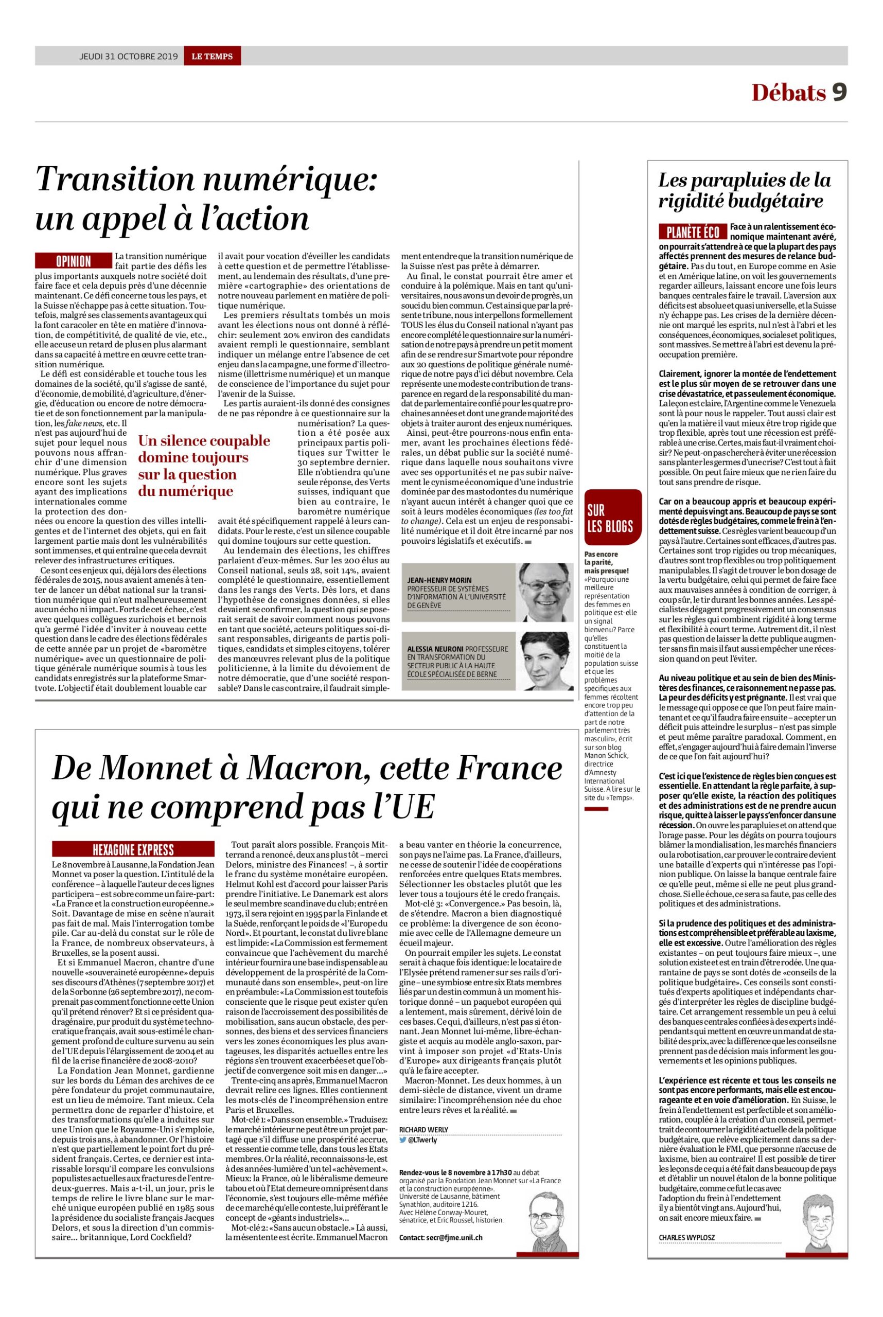 Une sélection d&rsquo;articles de presse